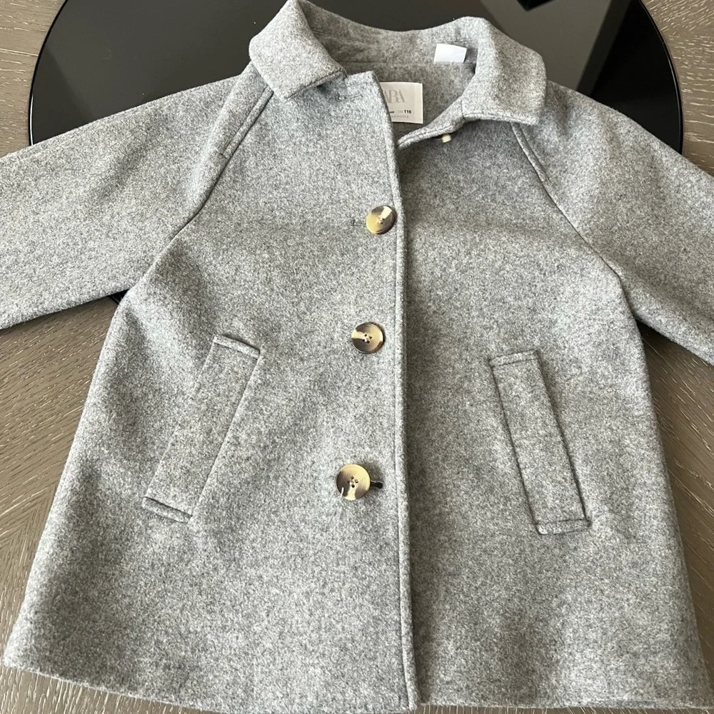 Zara Kids‎ Gray Pea Coat
